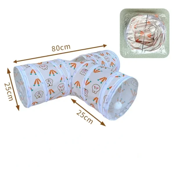 Three/Two-Channel Tunnel Hideout, Foldable