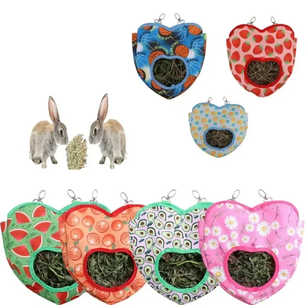 Hay Feeder with Hooks for Small Pets