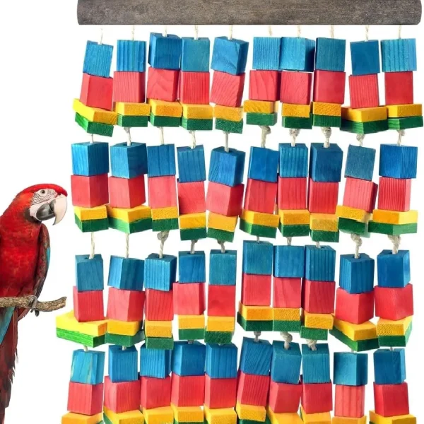 21.6inch XL Bird Chewing Toys for Macaw African Grey and other Large Birds